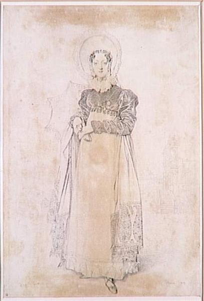 Portrait of Baroness Papenheim - Jean Auguste Dominique Ingres