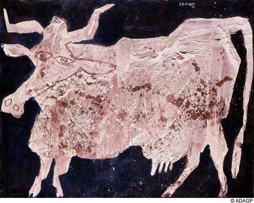 The beautiful horned, 1954 - Jean Dubuffet