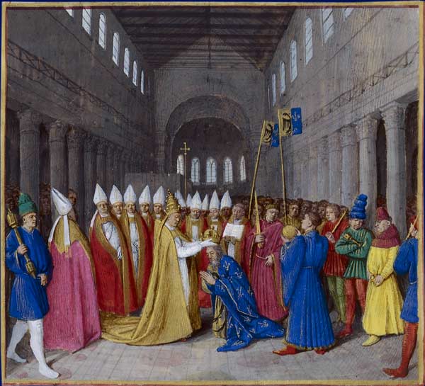Coronation of Charlemagne, 1455 - 1460 - Жан Фуке
