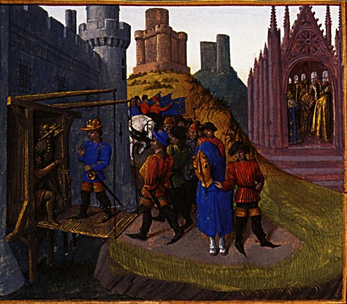 Hugh Capet seized the fortresses of Artois, 1455 - 1460 - Jean Fouquet
