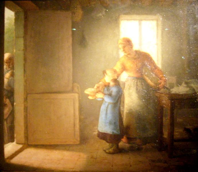 Charity, 1859 - Jean-Francois Millet