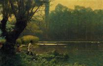 Summer Afternoon on a Lake - Jean-Leon Gerome