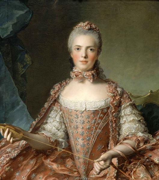 Madame Adélaïde de France Tying Knots, 1756 - Жан-Марк Натьє