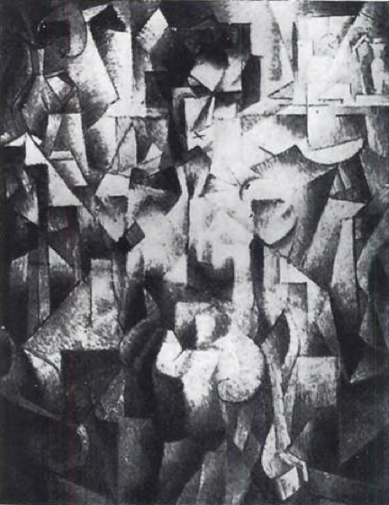 Nu à la cheminée, 1910 - Jean Metzinger