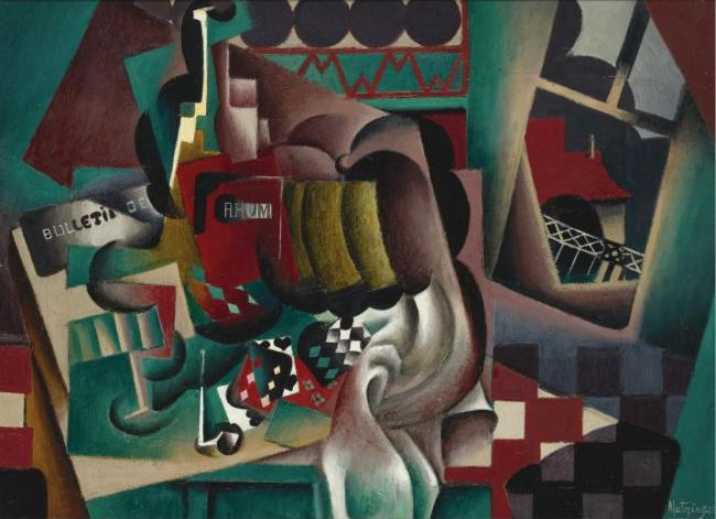 Still Life With Pumpkin and Bottle of Rum, 1917 - Jean Metzinger