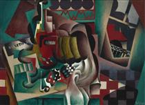 Still Life With Pumpkin and Bottle of Rum - Jean Metzinger