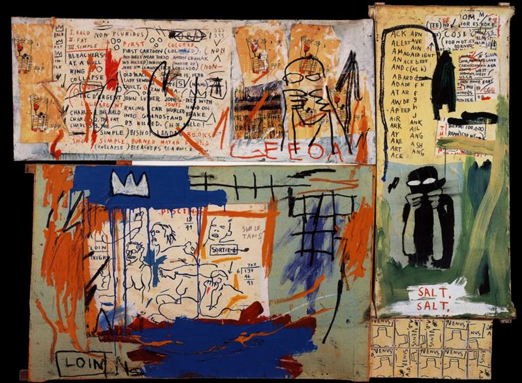 Piscine Versus the Best Hotels, 1982 - Jean-Michel Basquiat
