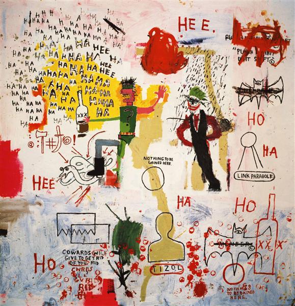 Riddle Me This, Batman, 1987 - Jean-Michel Basquiat