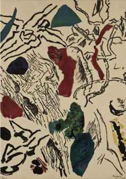 Composition, 1953 - Jean Bazaine