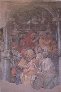 Fresco in the Karmeliterkloster, Frankfurt am Main - Jerg Ratgeb