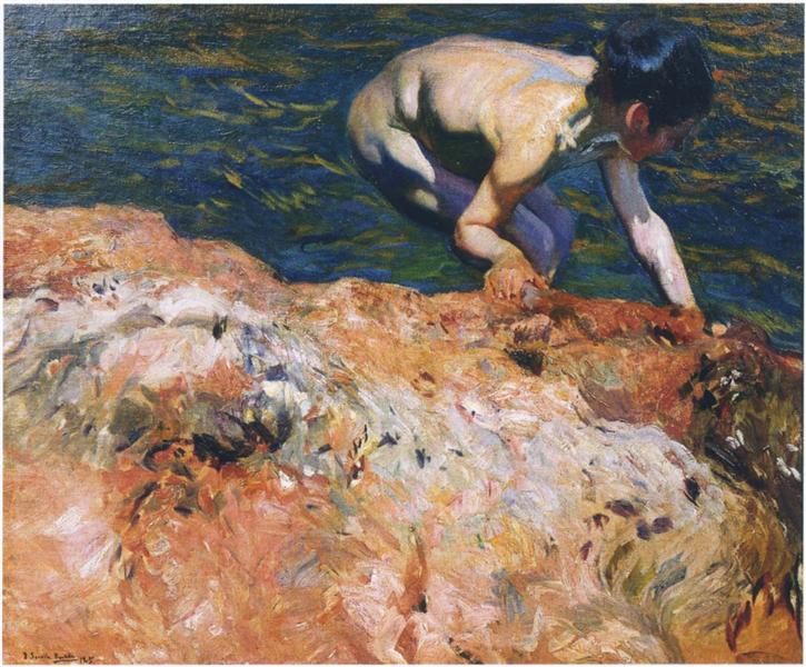 Looking for Shellfish, 1905 - Joaquin Sorolla