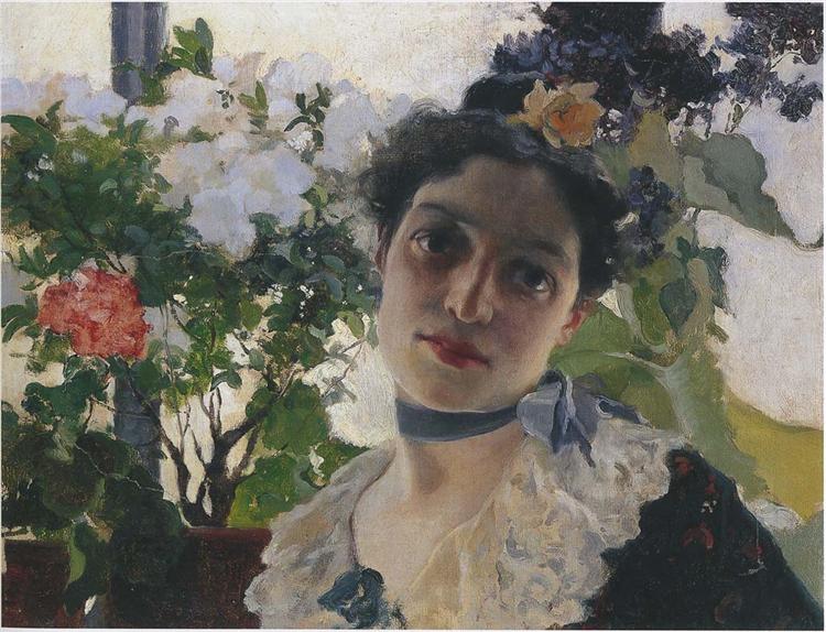 Portrait of Clothilde, 1891 - Joaquín Sorolla y Bastida