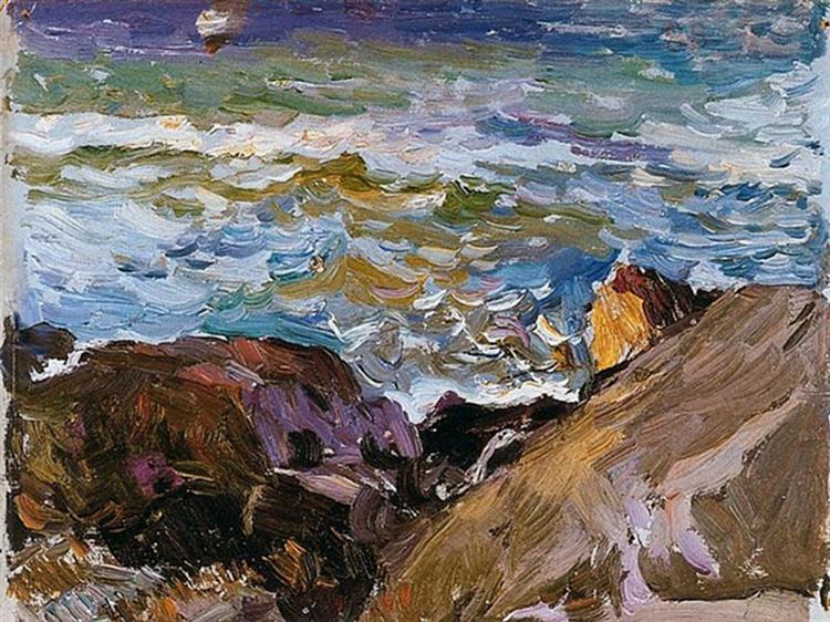Sea at Ibiza, 1904 - Хоакин Соролья