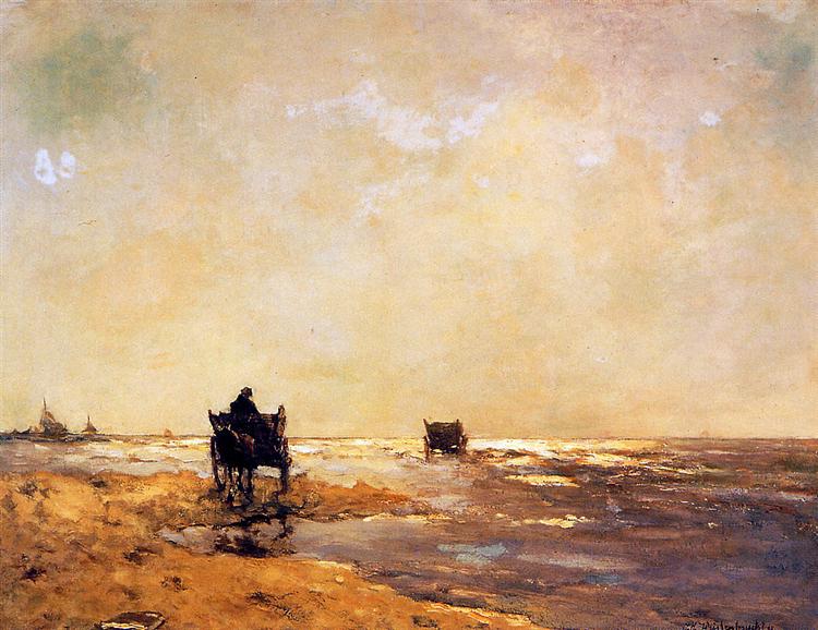 Beach view, 1891 - Иохан Хендрик Вейсенбрух