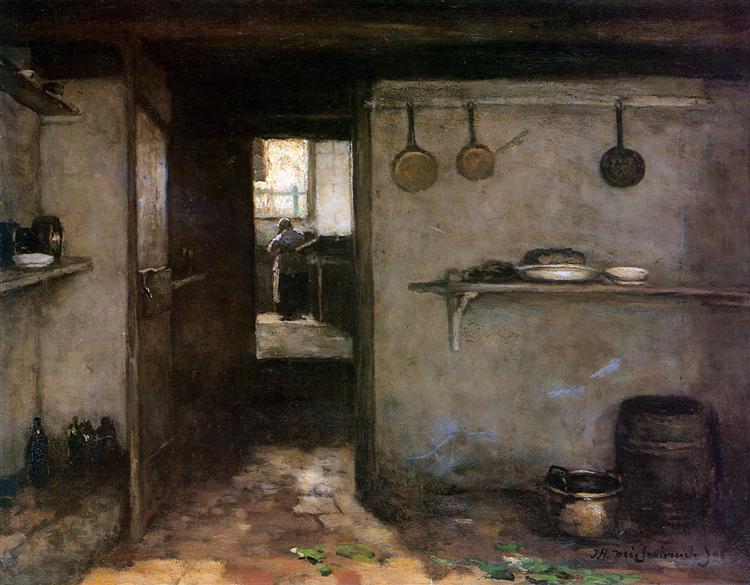 Cellar interior, 1888 - Johan Hendrik Weissenbruch