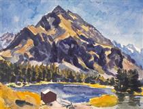 Bergsee (A Mountain Lake) - Johannes Itten