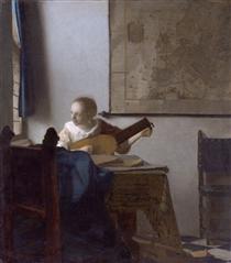 La Femme au luth - Johannes Vermeer