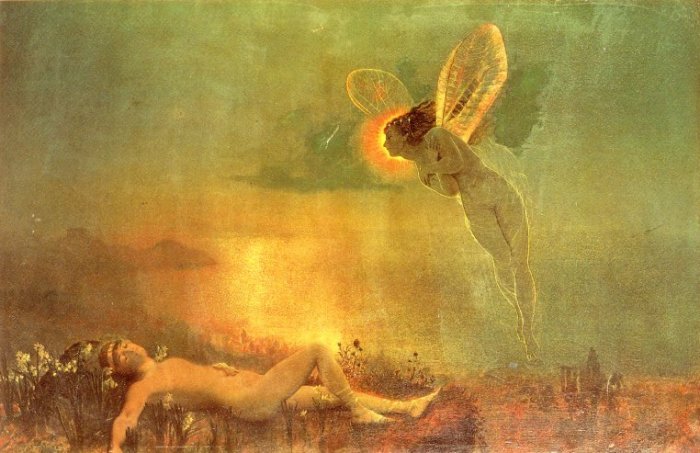 Endymion on Mount Latmus, 1879 - Джон Эткинсон Гримшоу