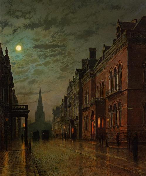 Park Row, Leeds, 1882 - Джон Эткинсон Гримшоу