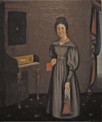 Woman Before a Pianoforte - John Bradley