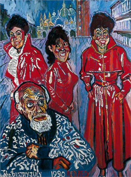 Red, Red, 1990 - John Bratby