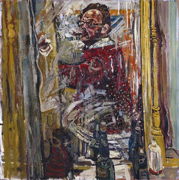 Self Portrait in a Mirror, 1957 - Джон Бретбі