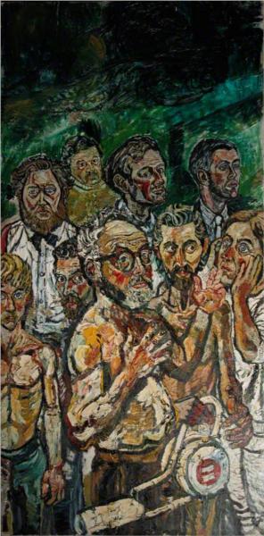 Self Portrait with Others, 1959 - John Bratby