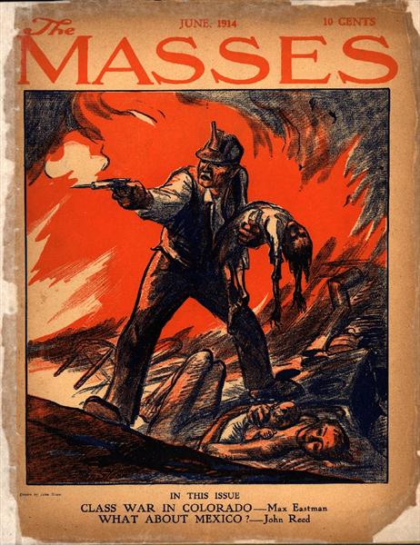 Cover of the June, 1914 issue of The Masses - John French Sloan