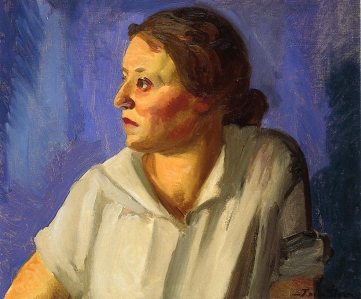 Gladys Carter (Woman in White), 1916 - Джон Френч Слоан