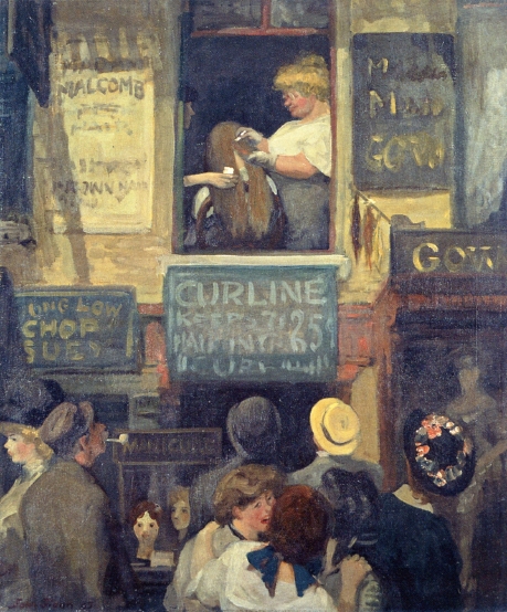Hairdresser's Window, 1907 - Джон Френч Слоан