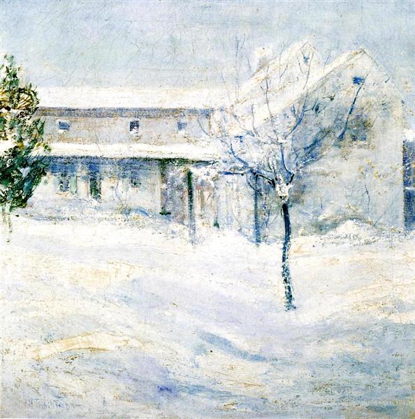 Old Holley House, 1890 - 1900 - John Henry Twachtman