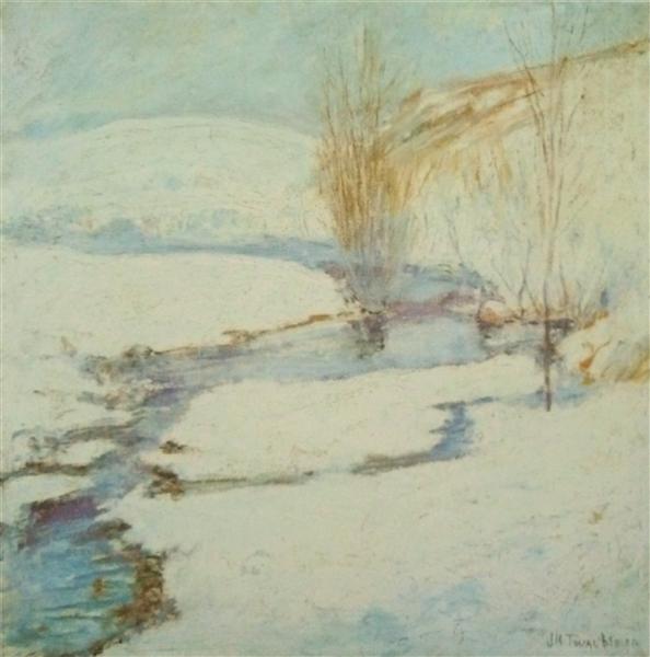 Winter Landscape, 1890 - 1900 - Джон Генри Твахтман (Tуоктмен)