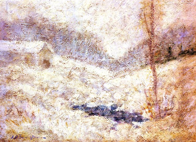 Winter Scene - Джон Генри Твахтман (Tуоктмен)