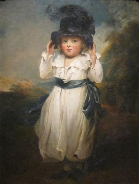 The Hon. Alicia Herbert as a Child, 1795 - 约翰·霍普纳