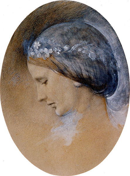 Portrait of Rose La Touche, 1862 - John Ruskin