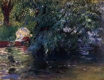 A Backwater, Calcot Mill near Reading - John Singer Sargent
