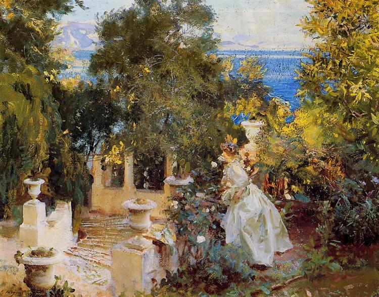 A Garden in Corfu, 1909 - John Singer Sargent