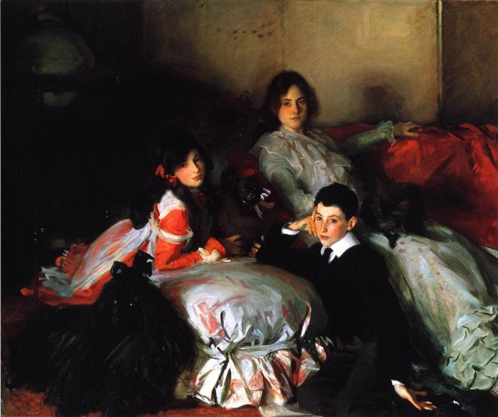 Essie, Ruby and Ferdinand, Children of Asher Wertheimer, 1902 - Джон Сингер Сарджент