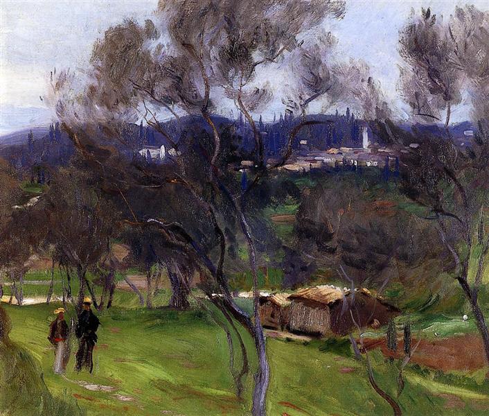 Olive Trees, Corfu, 1909 - Джон Сінгер Сарджент