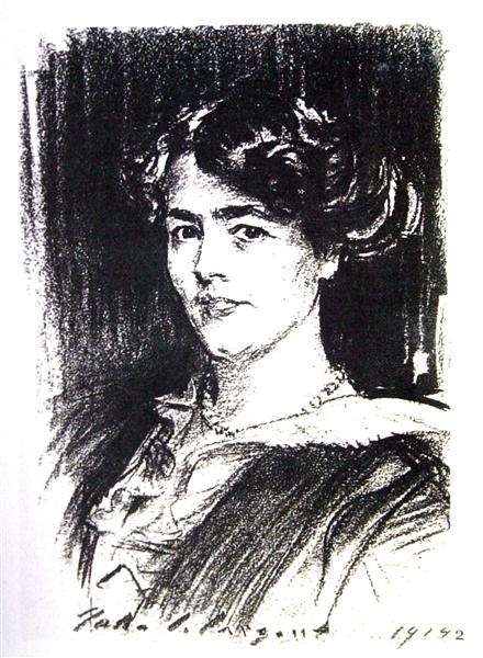 Portrait of Lady Michaelis, 1925 - Джон Сингер Сарджент