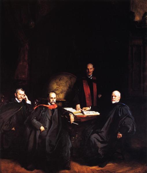 Professors Welch, Halsted, Osler and Kelly (also known as The Four Doctors), 1905 - 1906 - 薩金特