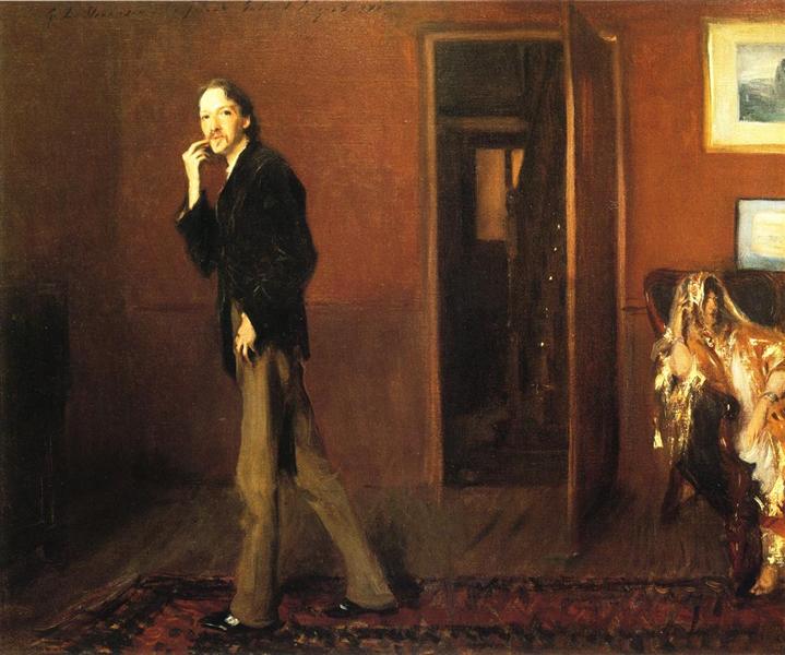 Robert Louis Stevenson and his wife, 1885 - Джон Сінгер Сарджент
