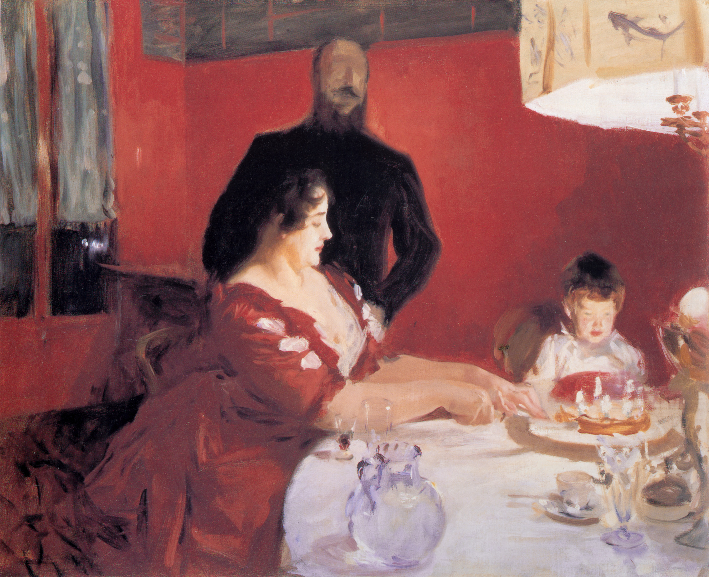 sargent - John Singer Sargent  The-birthday-party-1887