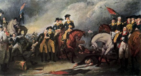 The Surrender of the Hessian troops at the Battle of Trenton, 1786 - Джон Трамбулл
