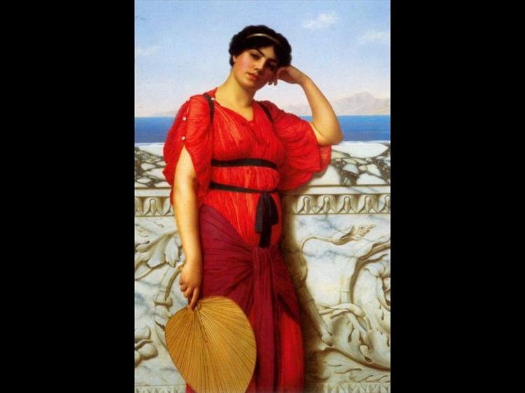 A Classical Lady, 1908 - Джон Вільям Годвард