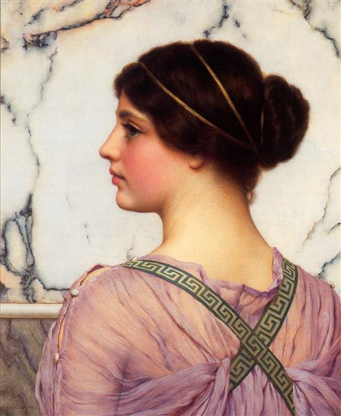 A Grecian Lovely, 1909 - John William Godward