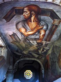 Ceiling of Colegio de San Ildefonso - Jose Clemente Orozco