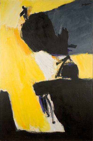 Black Whims with Yellow, 1966 - Jose Guerrero