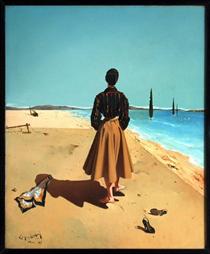Dama en la playa - Jose Manuel Capuletti