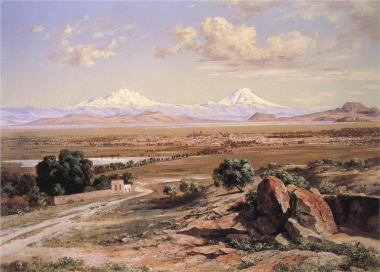 Valle de México desde el Tepeyac - Хосе Мария Веласко